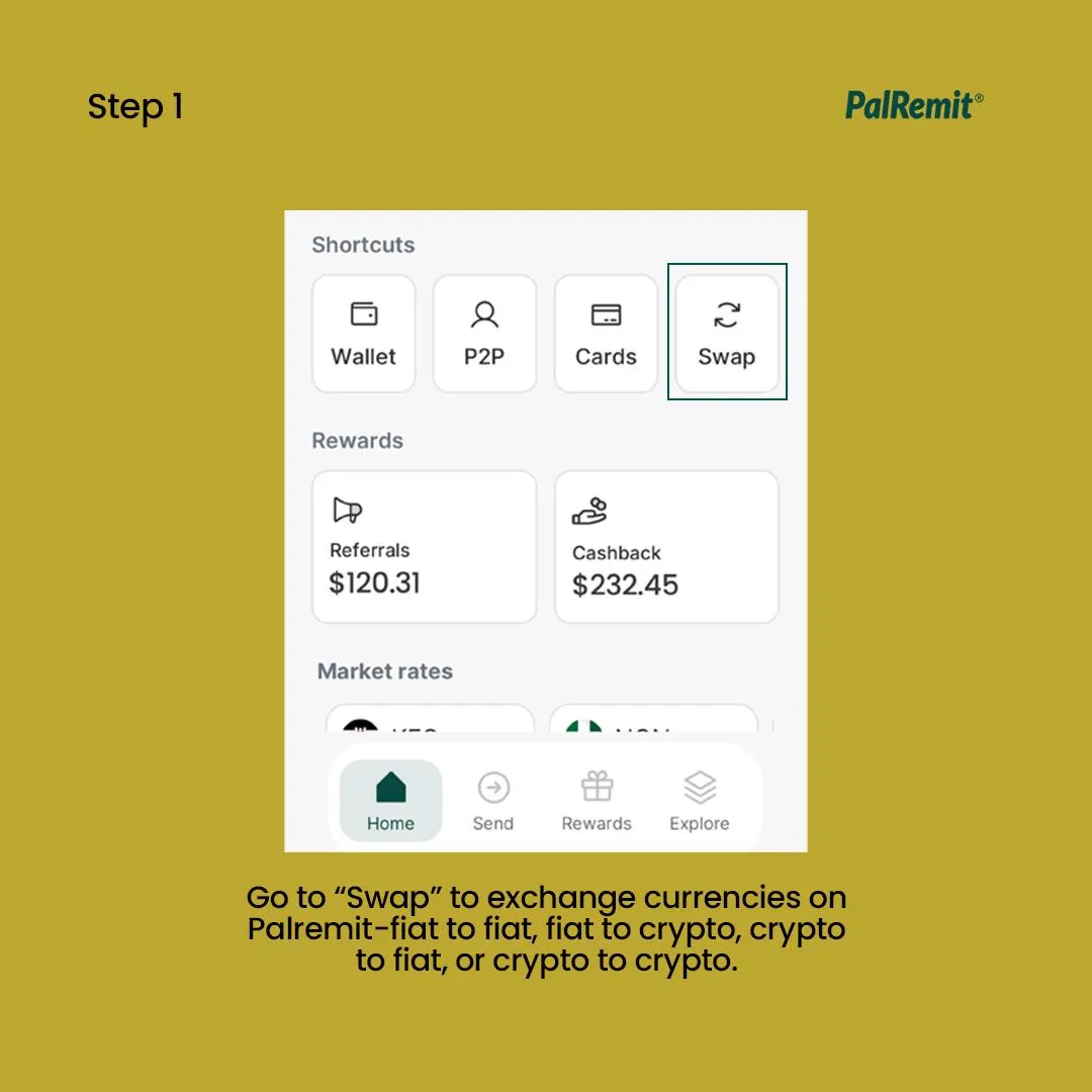 crypto-to-fiat-currency-conversion-on-palremit screenshot 1