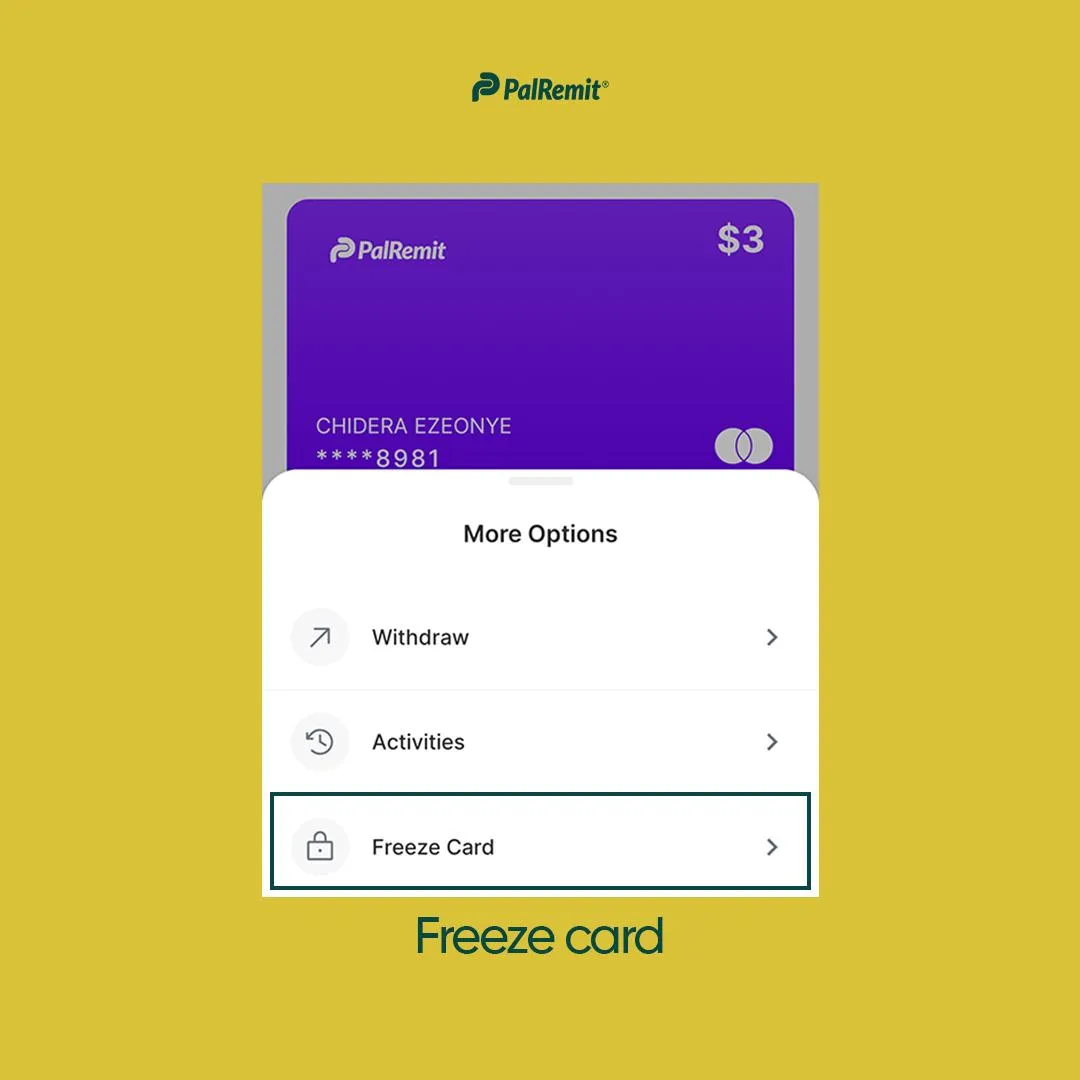 how-to-freeze-and-unfreeze-your-palremit-card screenshot 3