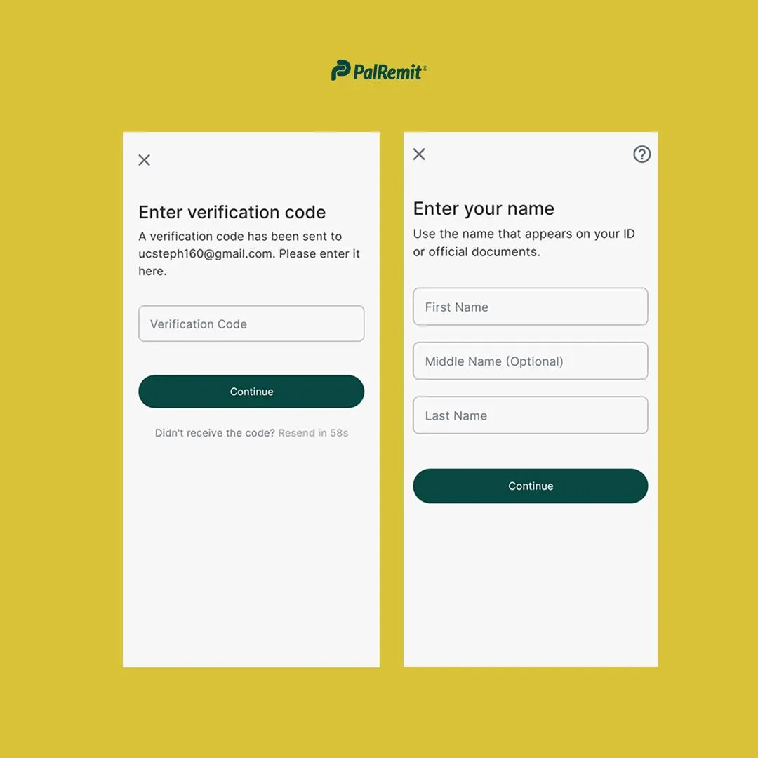 creating-an-account-on-palremit-2 screenshot 3