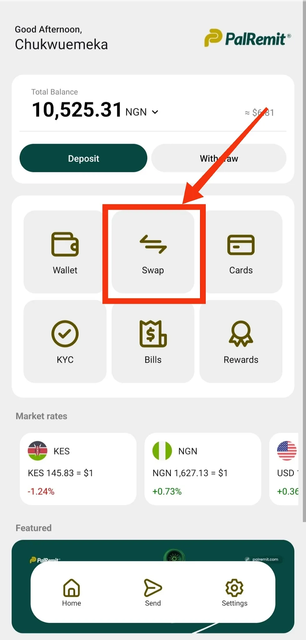 how-to-swap-currency-on-palremit screenshot 4